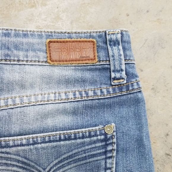 Esprit Jean demin skirt destroyed distressed 26 summer sprint 90s look - Picture 3 of 8